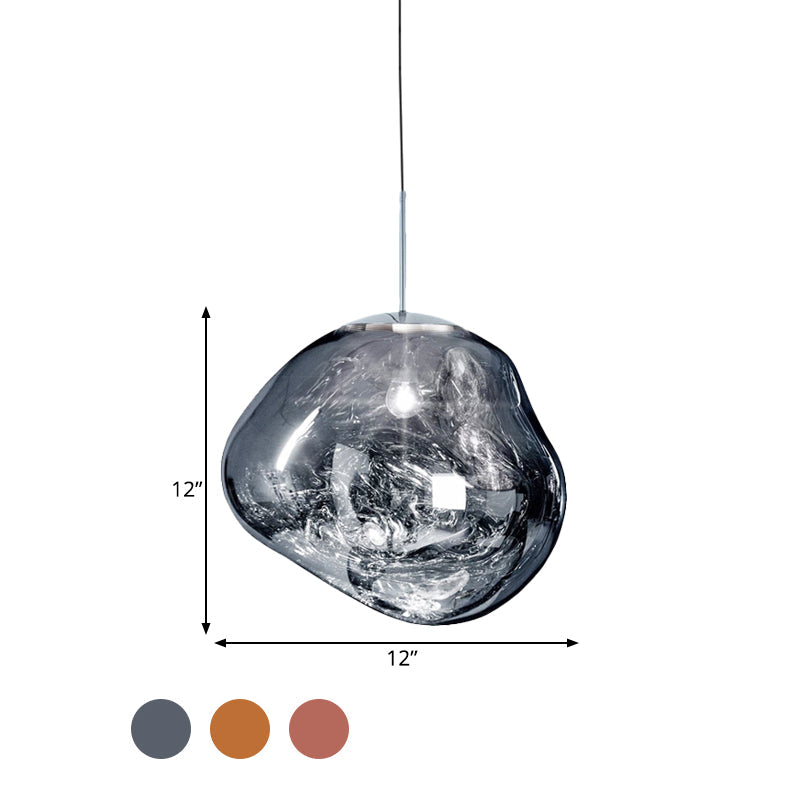 Moderne Deckenlampe aus Glas - LunaLux