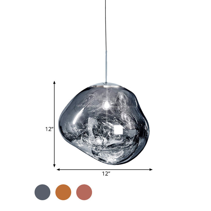 Moderne Deckenlampe aus Glas - LunaLux