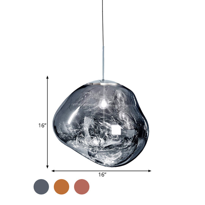 Moderne Deckenlampe aus Glas - LunaLux