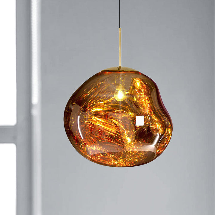 Moderne Deckenlampe aus Glas - LunaLux