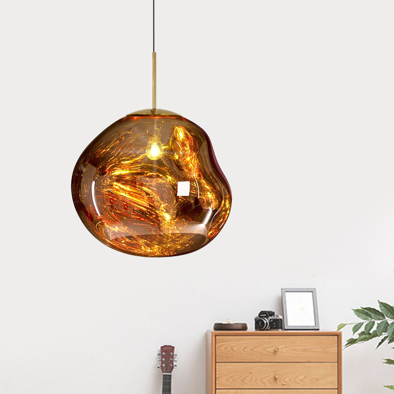 Moderne Deckenlampe aus Glas - LunaLux