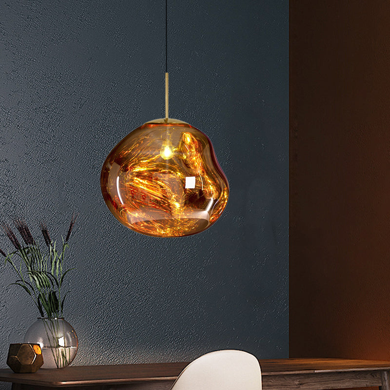 Moderne Deckenlampe aus Glas - LunaLux