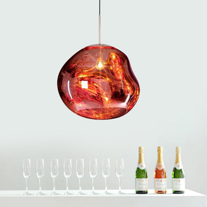 Moderne Deckenlampe aus Glas - LunaLux