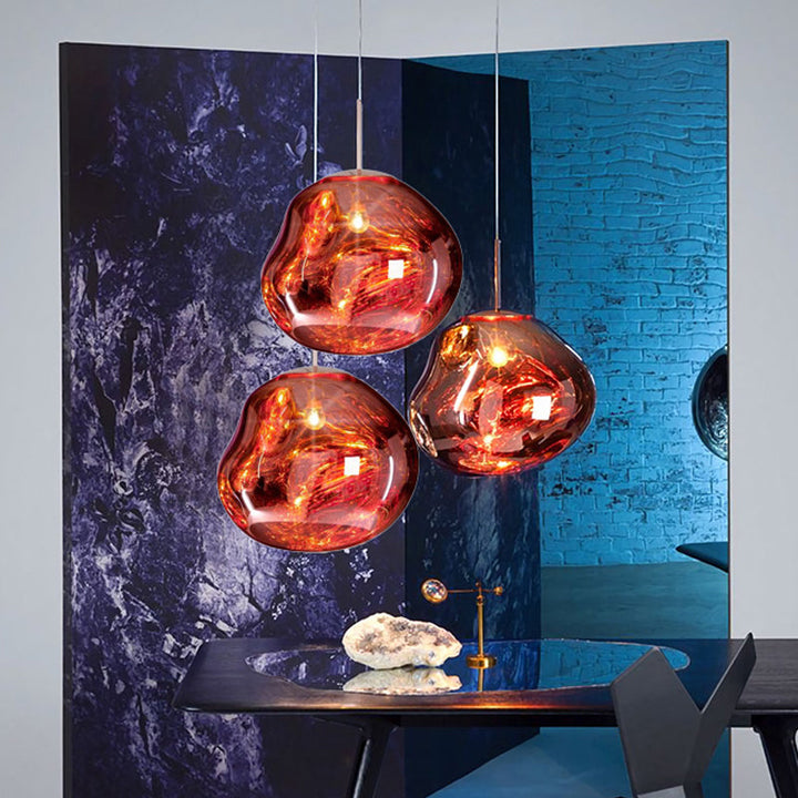 Moderne Deckenlampe aus Glas - LunaLux
