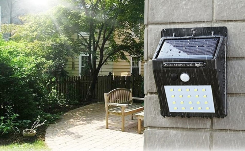 Set aus 5 Solar LED Außenlampen – LumaPath