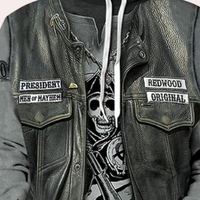 Lässiger Hoodie mit einzigartigem Print für Herren - Mason