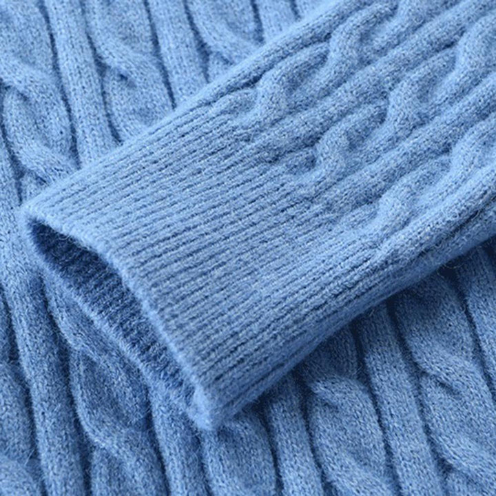 Trendiger Herrenpullover mit Stehkragen - Ruben