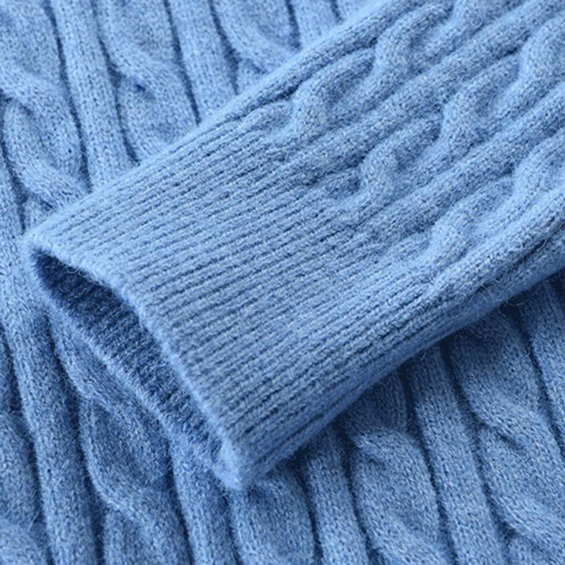 Trendiger Herrenpullover mit Stehkragen - Ruben