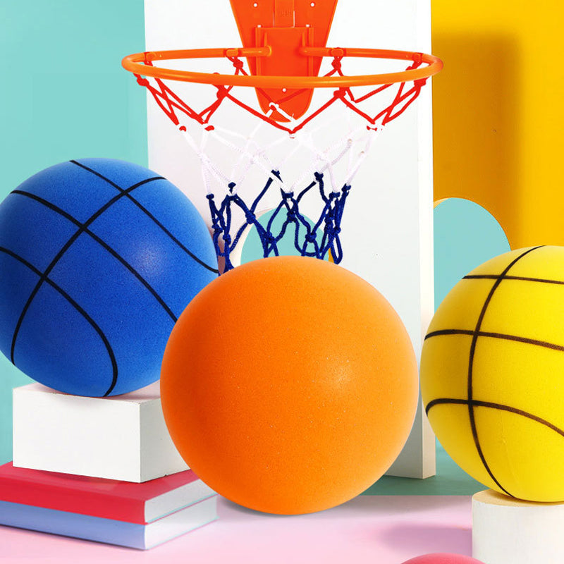Geräuschloser Basketball aus PU-Schaum für Kinder – Silento