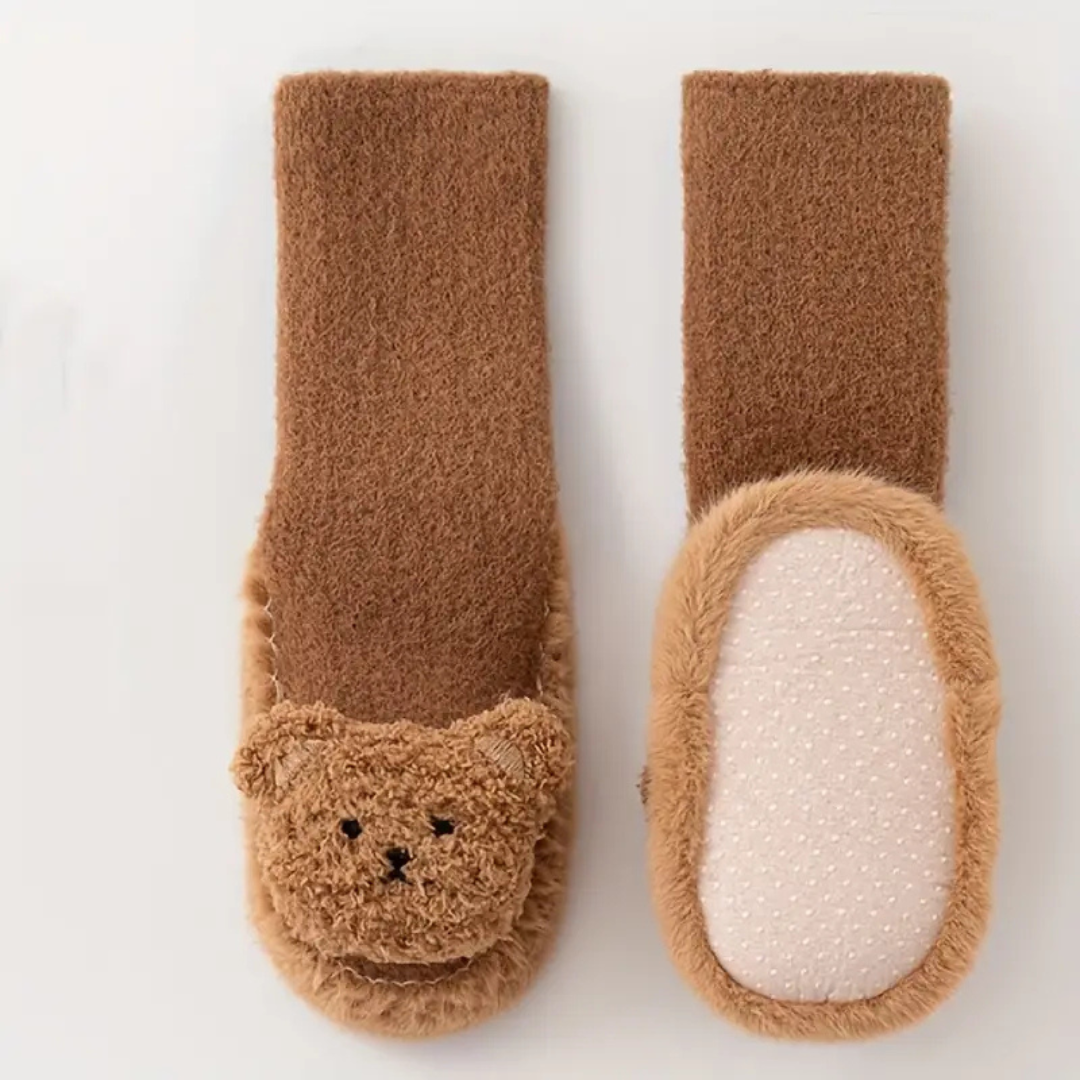 Children's House Slipper Socks with Bears – CozyBear