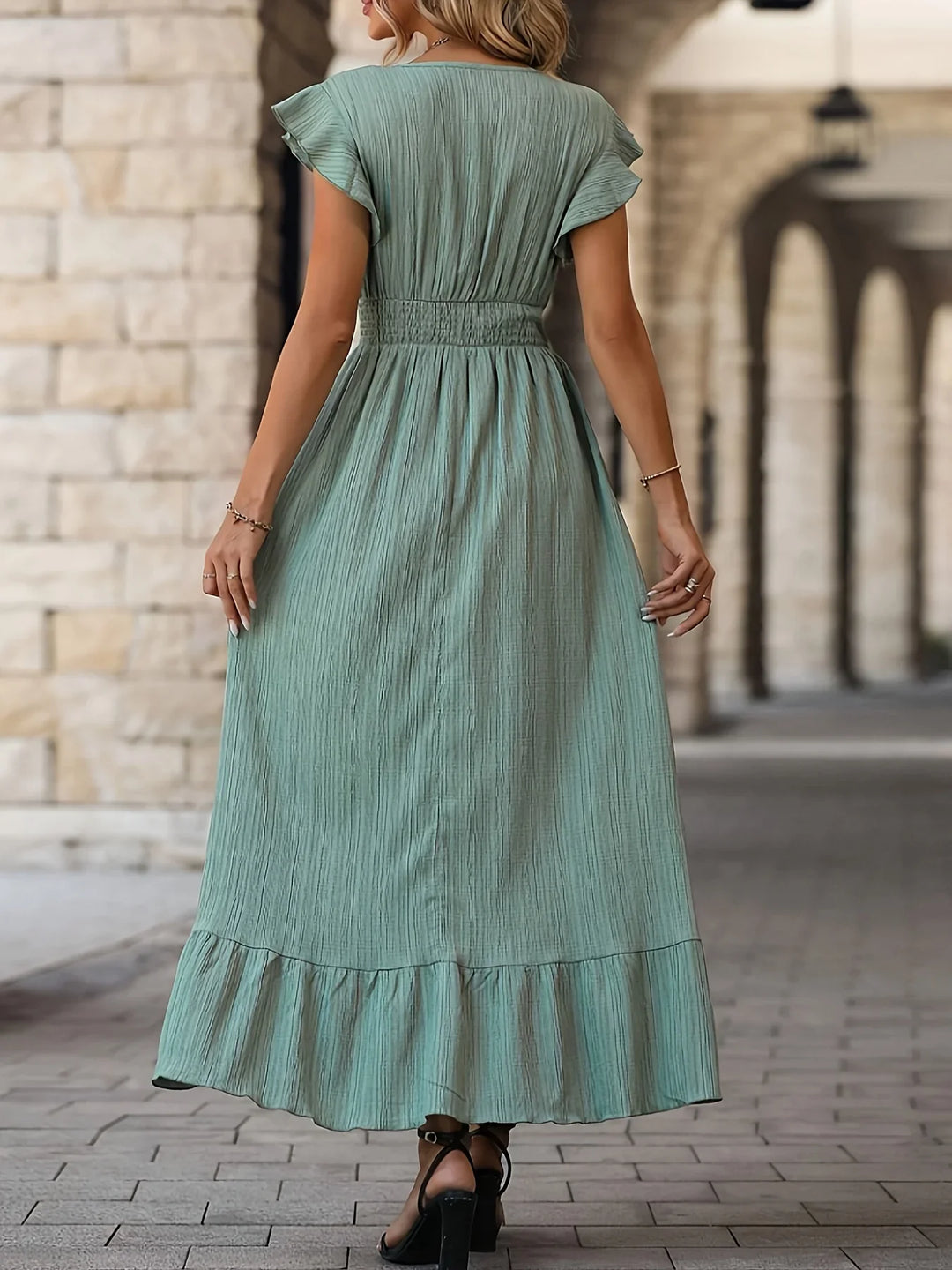 Eloise Rüschenkleid | Vielseitig und stilvoll
