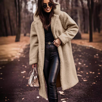 Long Women's Teddy Jacket with Hood – Maren