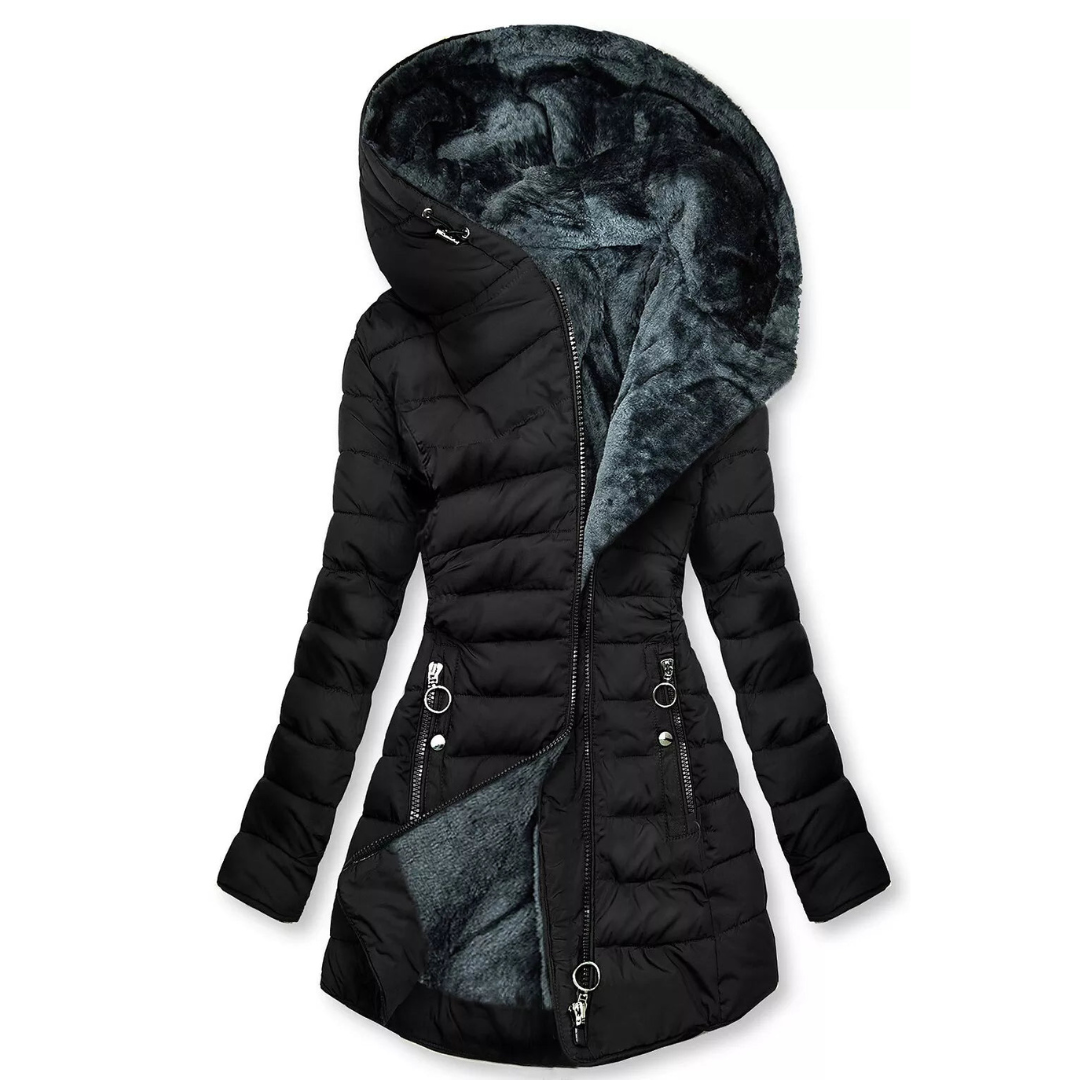 Gefütterte wasserdichte Damen-Winterjacke – Freja