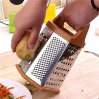 Double-sided kitchen grater with catch tray - GratoRasp