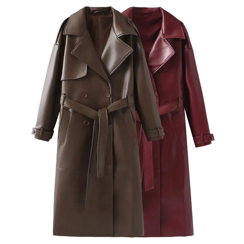 Stilvolle vegane Leder-Damenjacke - Viviette