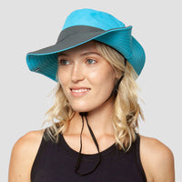 Breathable UV protection women's sun hat foldable with ponytail opening – Liane (Buy 1, Get 1 FREE)