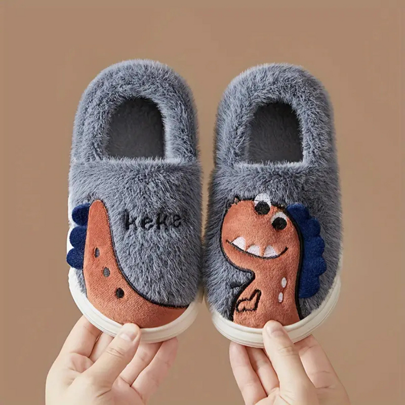 Children's Slippers with Dino Design – DinoSteps