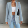 Stilvoller Damenblazer aus Polyester-Baumwolle - SophieBlaze