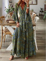 Boho Maxikleid mit fließender Passform & Details – Amira