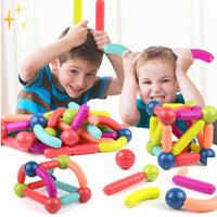 64 Stuks Magnetische Bouwblokken - Creatix