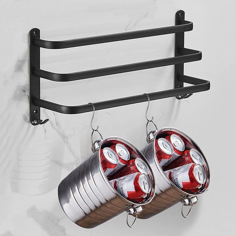 Handdoekhouder met Haken - DrySpace