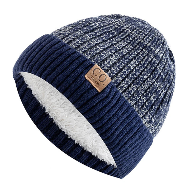 Vintage Vibe Beanie | Retro gefütterte Wintermütze