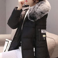 Bequeme winddichte Damen-Winterjacke - Elinora