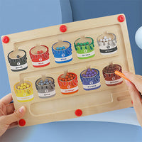 Magnetic Maze for Color and Number Recognition - MazeMagic