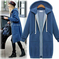 Lässige Lange Damenweste - CozyZip