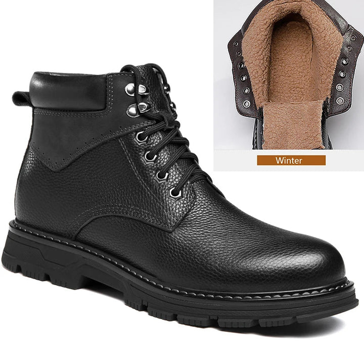 Leather Winter Shoes | Genuine Winter Warmers