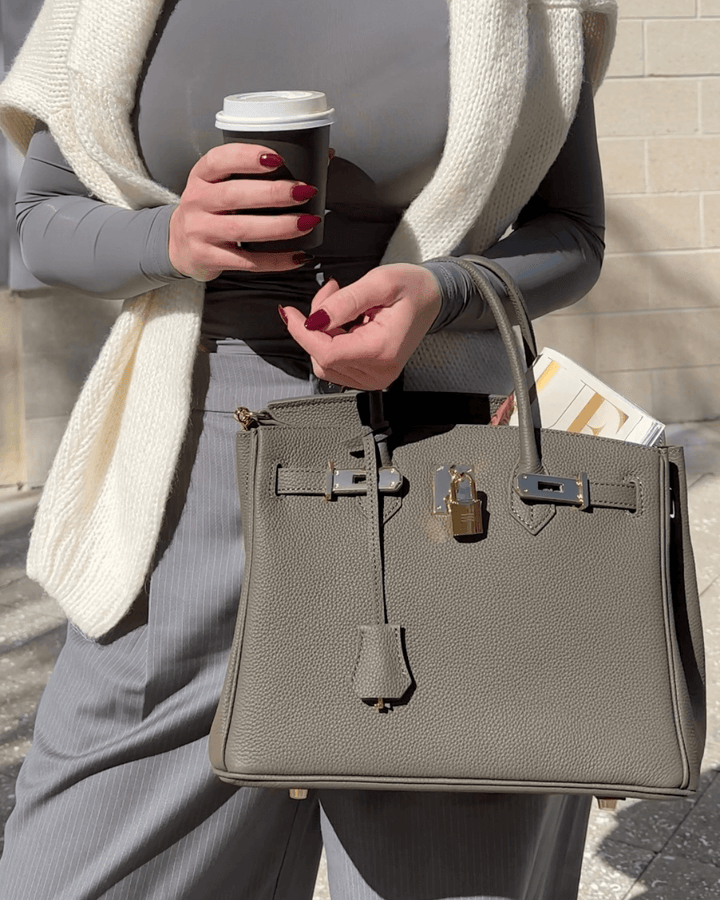 Stilvolle Lederhandtasche - Liana