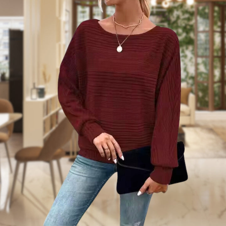 Trendiger Damenpullover mit Zeitgemäßer Struktur - Emma
