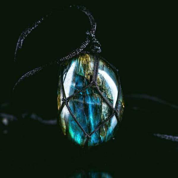 Drachenherz Labradorit Kette - Astrid