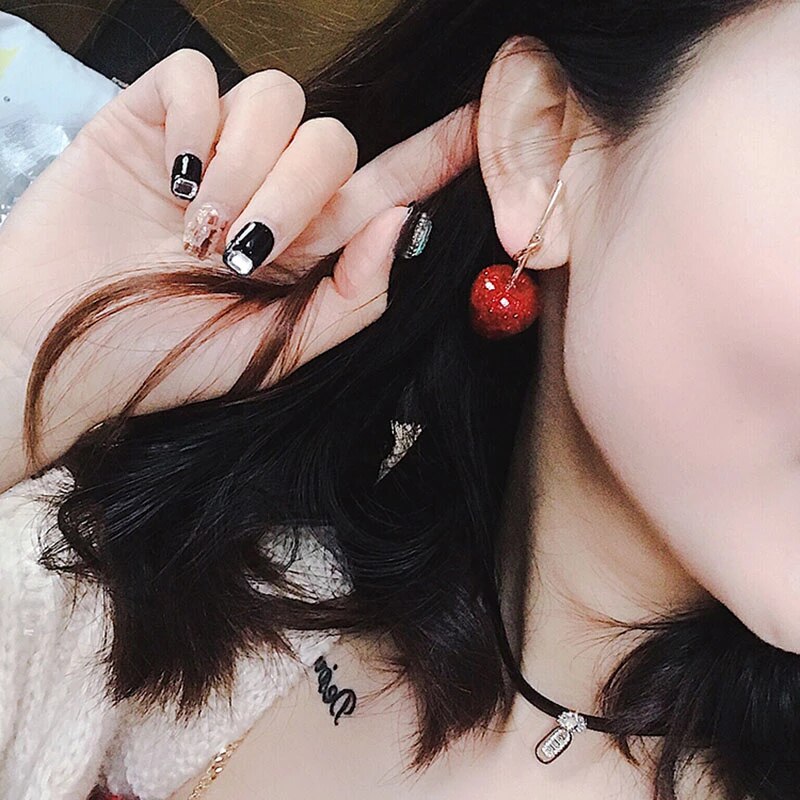 Red Cherry Earrings
