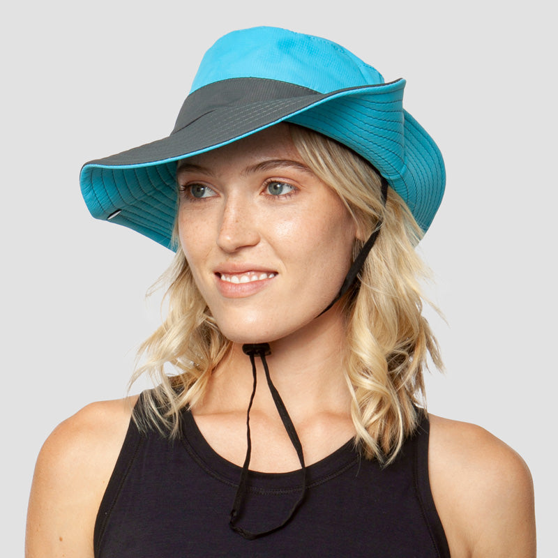 Breathable UV protection women's sun hat foldable with ponytail opening – Liane (Buy 1, Get 1 FREE)