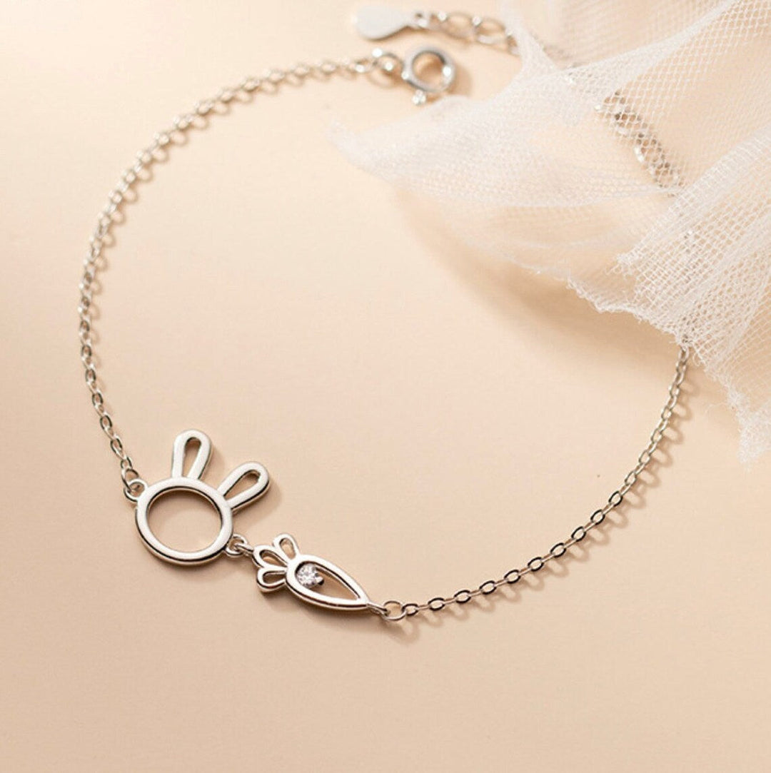 Rabbit Pendant Bracelet | Minimalistic and Cute