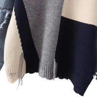 Fröhlicher Patchwork-Pullover für Damen - Liora