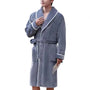 Vardi Dante™ Fuzzy Bademantel | Bequemer Flanellbademantel für Herren