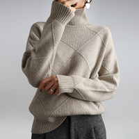 Stilvoller Damenrollkragenpullover - Isabella