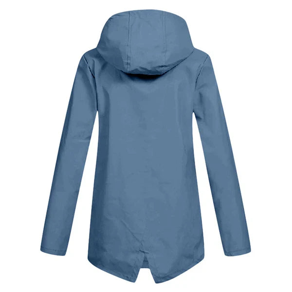Trendy Dames Regenjas met Capuchon - Liora