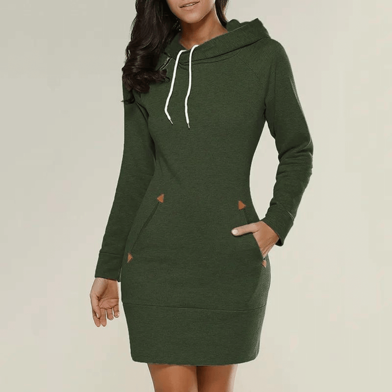 Hoody Sweatjurk met Zakken - Isabella
