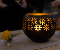 Blumen-Kerzenlampe mit Duftverteiler – Fleuris