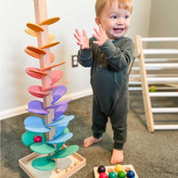 Interactive Rainbow Marble Sound Tree - Luca