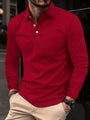 Herren-Poloshirt mit langen Ärmeln – Matthias