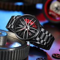 Stilvolle Herren-Rennwagen-Uhr - RaceVision