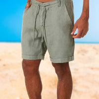 Luxuriöse Leinen-Herren-Shorts - Armand