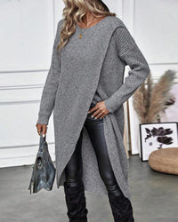 Stilvolles Einfarbiges Sweatkleid - Lina