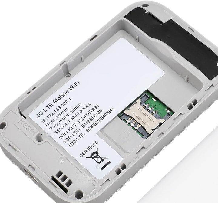 4G LTE USB WiFi-hotspot Modem met 300 Mbps Snelheid en 3000 mAh Batterij – Netvora