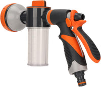 Gartensprinkler mit Schaumsprüher – 8 Modi Hochdruck-Handbrause