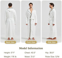 Bequemer Flanell Herren Bademantel - James